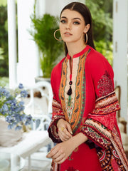 Zellbury Winter Printed Khaddar Unstitched 3Pc Suit WUW23X30668