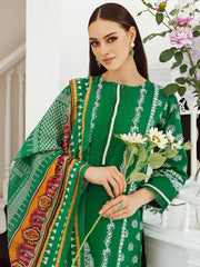 Zellbury Winter Printed Khaddar Unstitched 3Pc Suit WUW23X30754