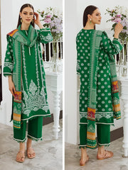 Zellbury Winter Printed Khaddar Unstitched 3Pc Suit WUW23X30754