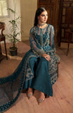 Fabiha Fatima Mehar-o-Maah Embroidered Organza Unstitched 3Pc Suit - BLOOM