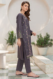 Safwa Embroidered Cotton Pret 2Pc Suit ( Shirt / Trouser ) 2P-EMB-152