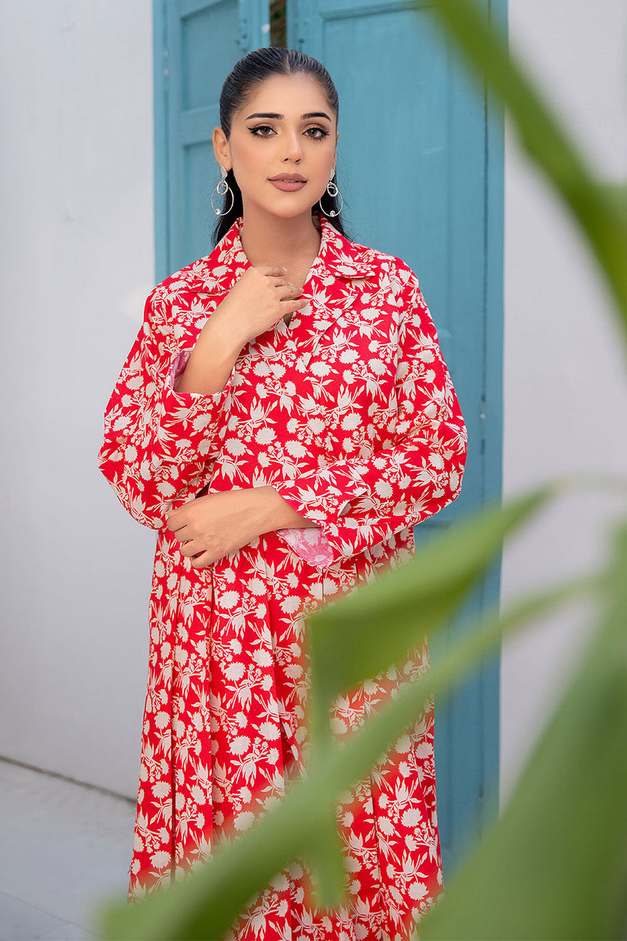 Safwa Tulip Vol-01 Digital Printed Khaddar Unstitched 2Pc Suit TSC-08
