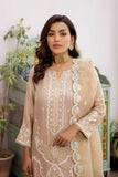 La Rosaa Festive Eid Embroidered Self Lawn Ready to Wear 3Pc Suit LE-24-04