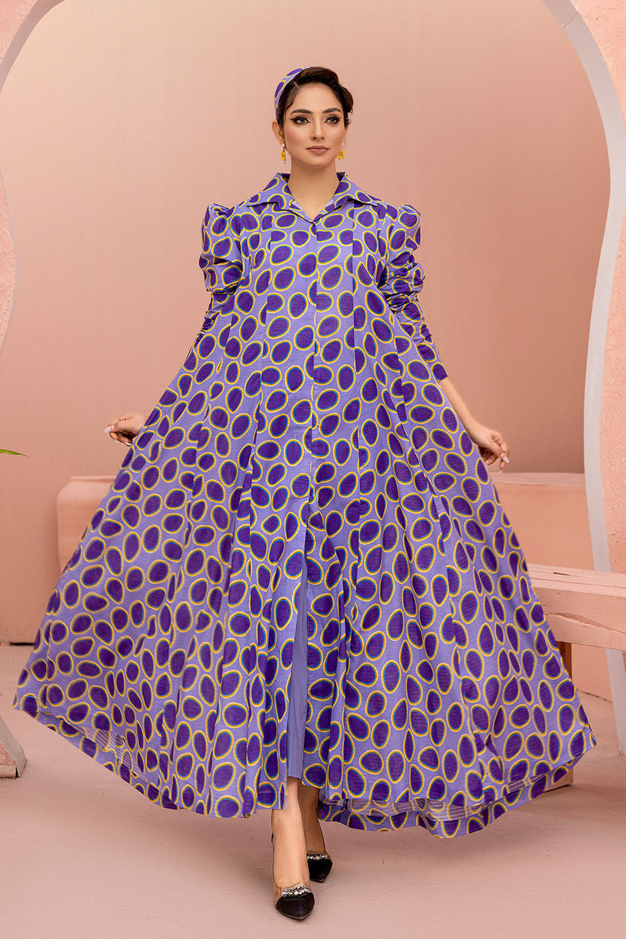 Safwa Orla Unstitched Printed Lawn 2Piece Suit - OR 67