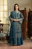 Fabiha Fatima Mehar-o-Maah Embroidered Organza Unstitched 3Pc Suit - BLOOM