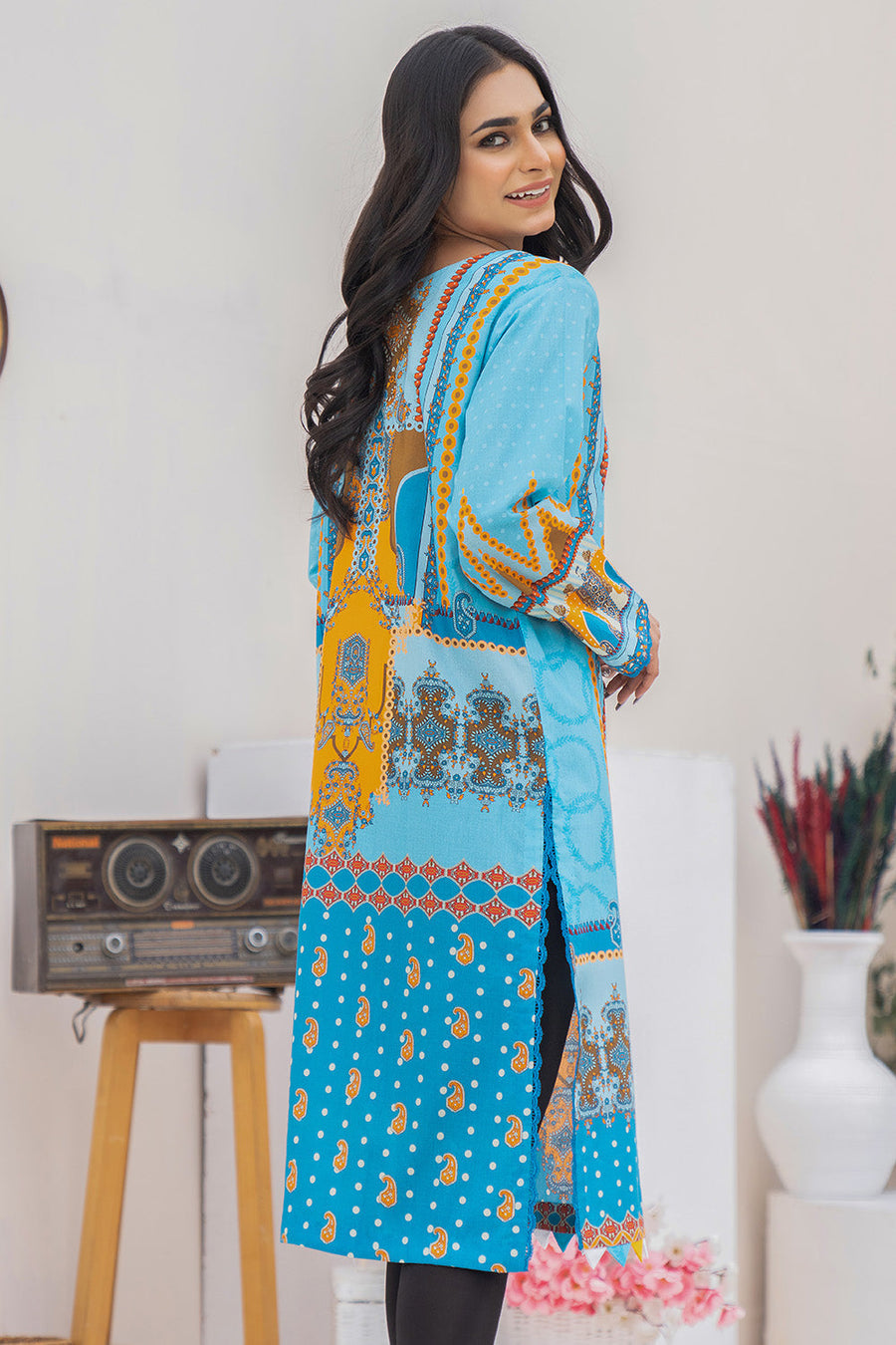 SPK-148 - SAFWA DIGITAL PRINTS LAWN SHIRT COLLECTION VOL 5