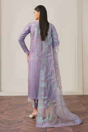 Baroque Exclusive Formal Embroidered Net Unstitched 3Pc UF-516