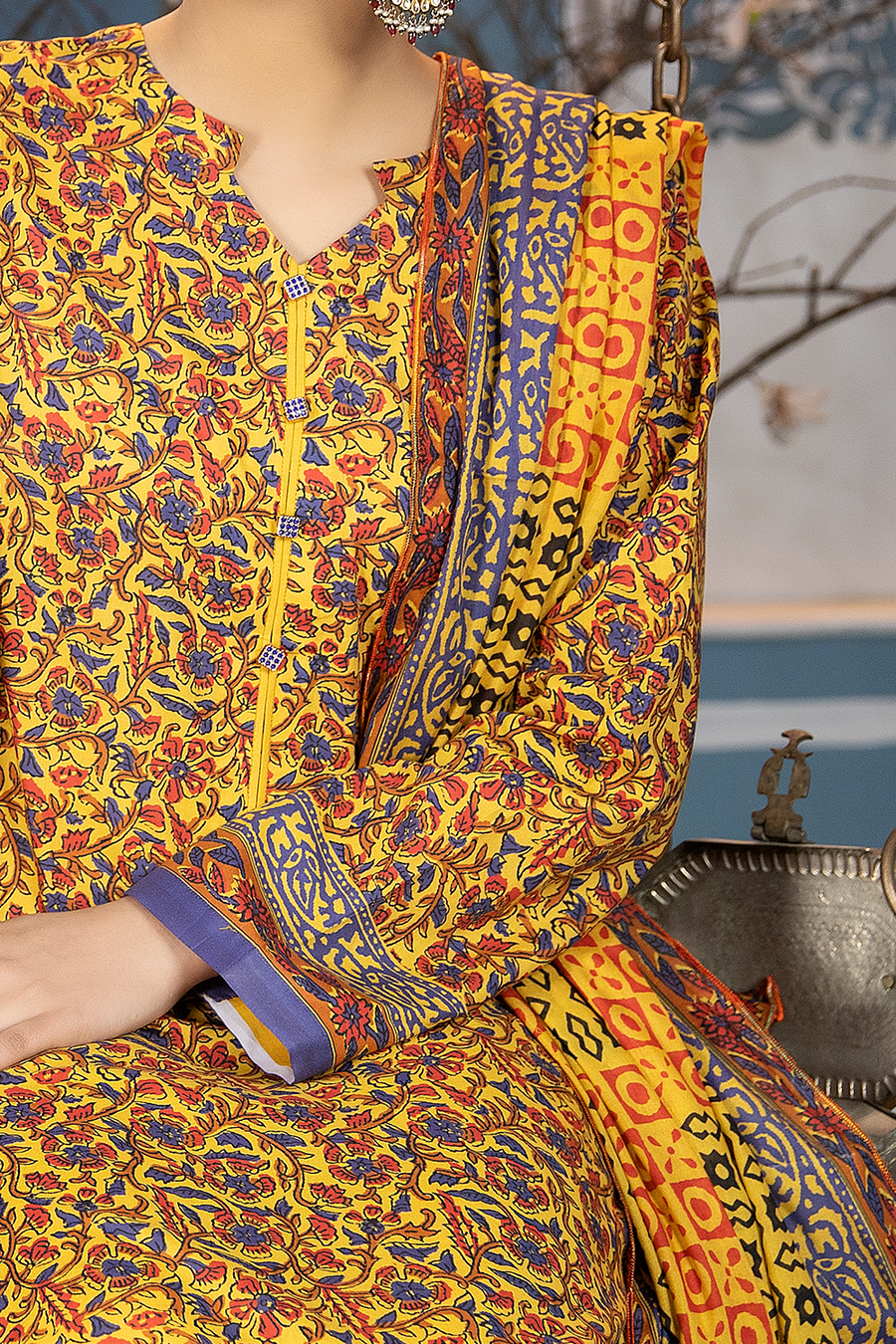 Safwa Summer Printed Lawn Unstitched 3 Piece Suit SSP-19