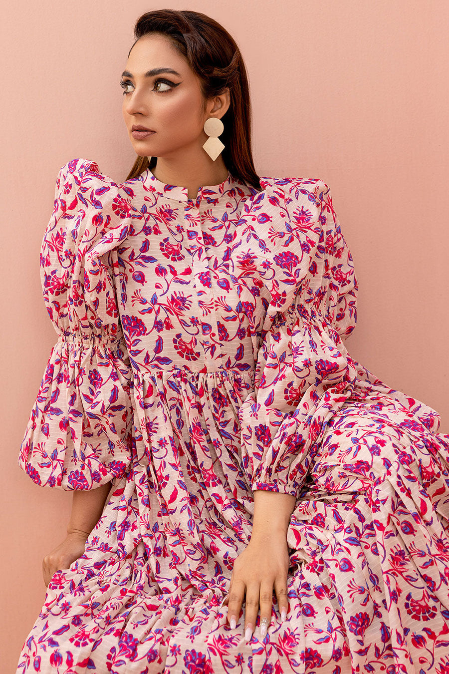 Safwa Orla Unstitched Printed Lawn 2Piece Suit - OR 68