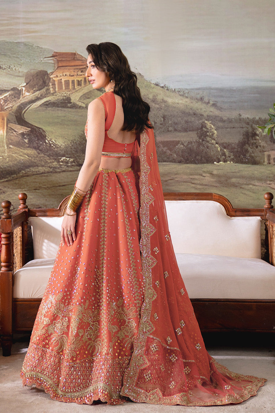 Neeshay Dastaan Embroidered Chiffon Unstitched 3Pc Suit - Zebunnisa