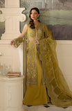 Citrine women's yellow maxi dress with a high-waist cut and breezy fabric design By Fabiha Fatima