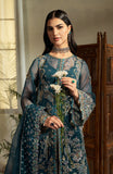 Fabiha Fatima Mehar-o-Maah Embroidered Organza Unstitched 3Pc Suit - BLOOM