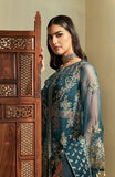 Fabiha Fatima Mehar-o-Maah Embroidered Organza Unstitched 3Pc Suit - BLOOM