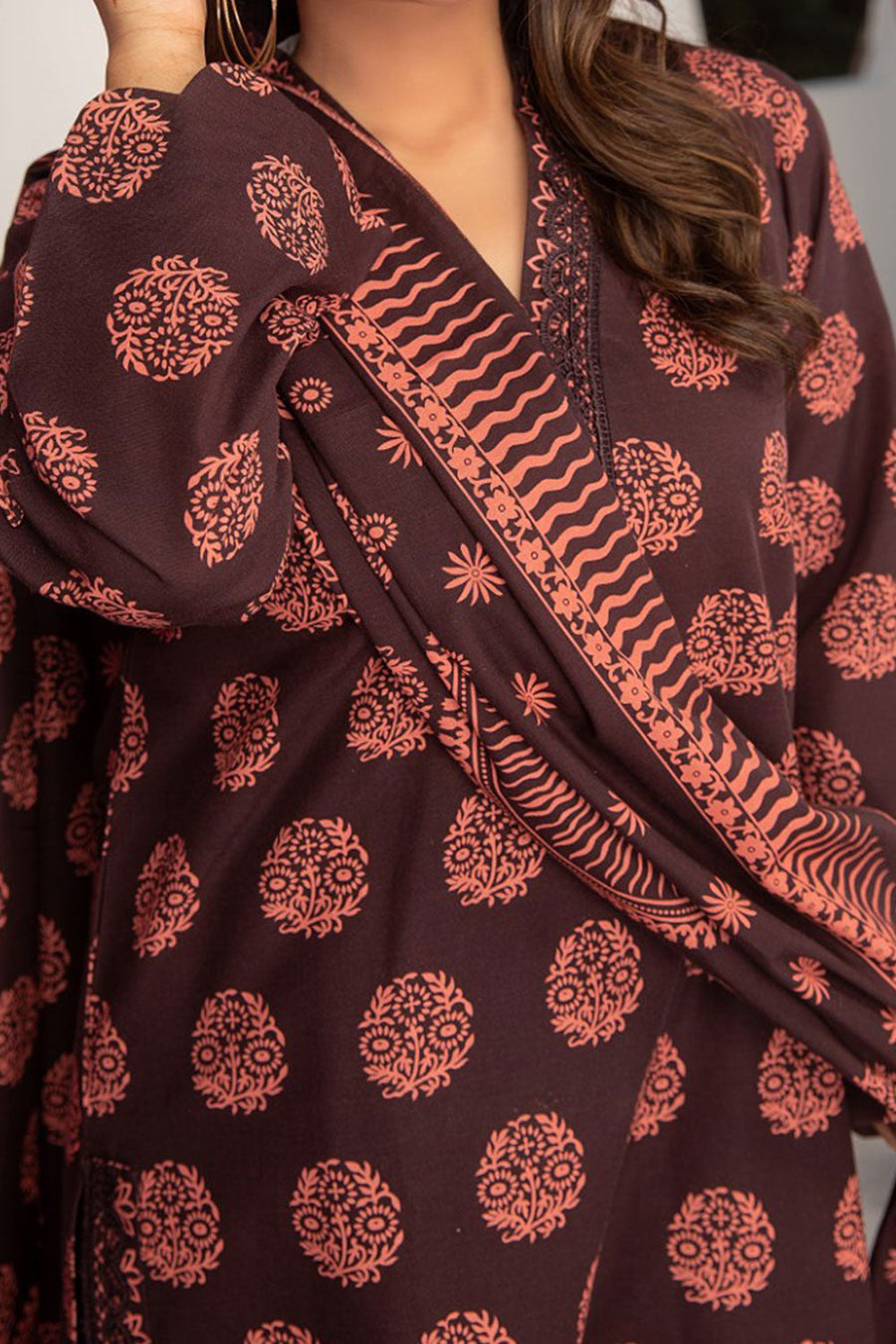 SGL-20 - SAFWA GLORIA KHADDAR 3 PIECE COLLECTION