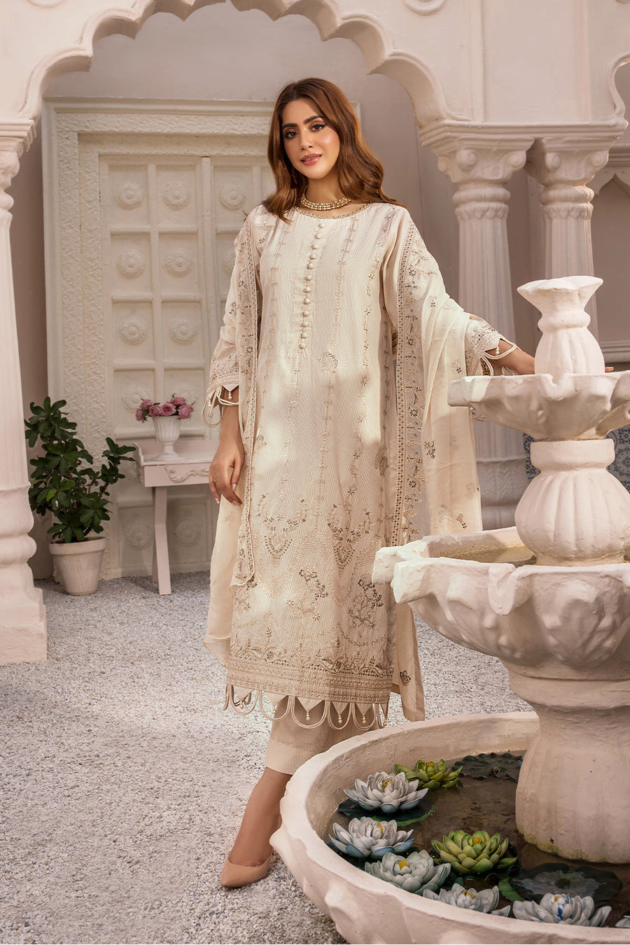Meryl by Safwa Embroidered Masuri Unstitched 3Pc Suit MYC-06