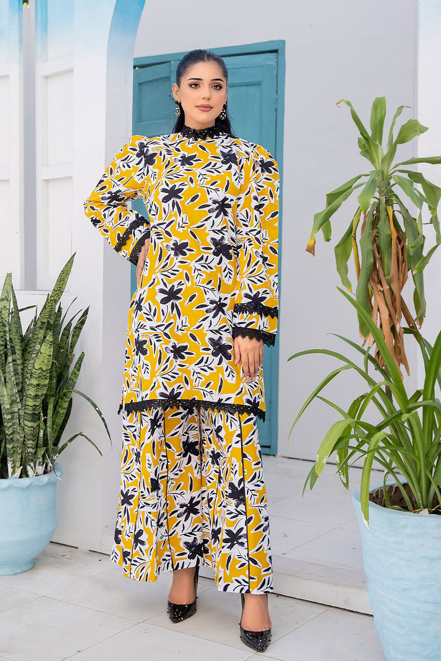 Safwa Tulip Vol-01 Digital Printed Khaddar Unstitched 2Pc Suit TSC-10