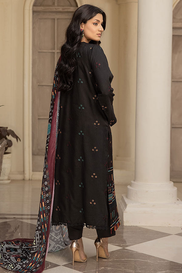 Safwa Ashley Embroidered Viscose Doria Unstitched 3Pc Suit ASC-20