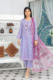 Safwa Embroidered Lawn Pret 3Pc Suit 3P-EMB-123