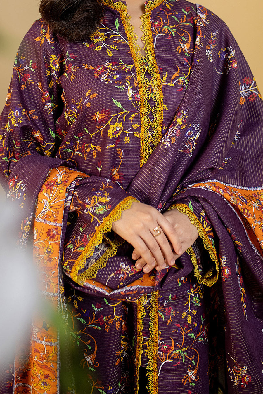 ASK-10 - SAFWA AMORA MASURI KHADDAR 3 PIECE COLLECTION