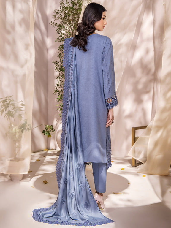 Jahan-e-Sukhan by Humdum Embroidered Peach Unstitched 3Pc Suit D-10
