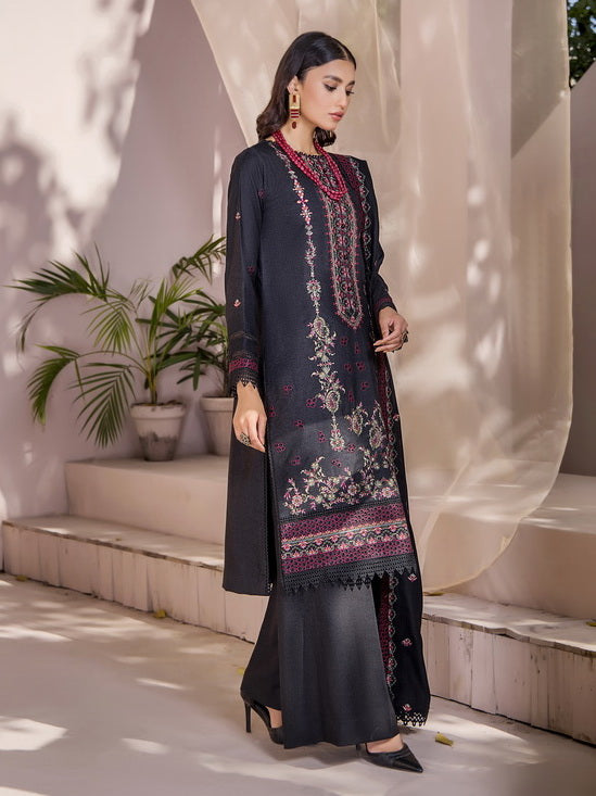 Jahan-e-Sukhan by Humdum Embroidered Peach Unstitched 3Pc Suit D-01