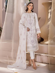 Jahan-e-Sukhan by Humdum Embroidered Peach Unstitched 3Pc Suit D-04