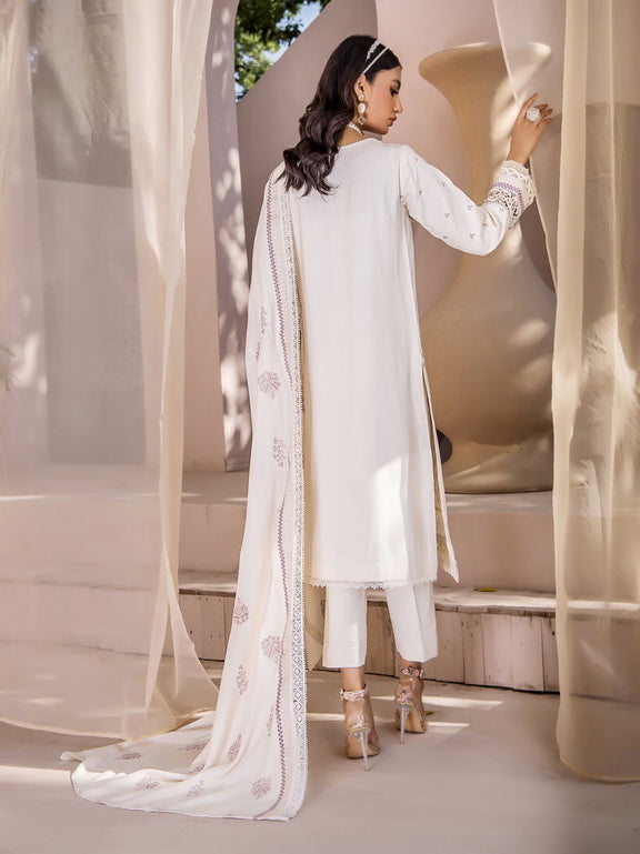 Jahan-e-Sukhan by Humdum Embroidered Peach Unstitched 3Pc Suit D-04
