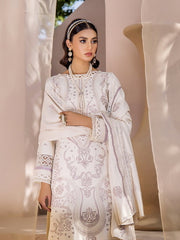 Jahan-e-Sukhan by Humdum Embroidered Peach Unstitched 3Pc Suit D-04