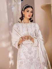 Jahan-e-Sukhan by Humdum Embroidered Peach Unstitched 3Pc Suit D-04