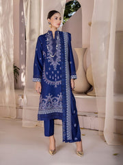 Jahan-e-Sukhan by Humdum Embroidered Peach Unstitched 3Pc Suit D-05