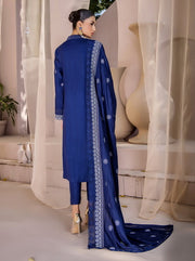 Jahan-e-Sukhan by Humdum Embroidered Peach Unstitched 3Pc Suit D-05