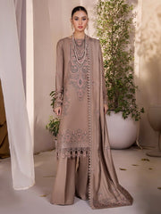 Jahan-e-Sukhan by Humdum Embroidered Peach Unstitched 3Pc Suit D-08