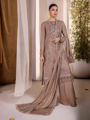 Jahan-e-Sukhan by Humdum Embroidered Peach Unstitched 3Pc Suit D-08