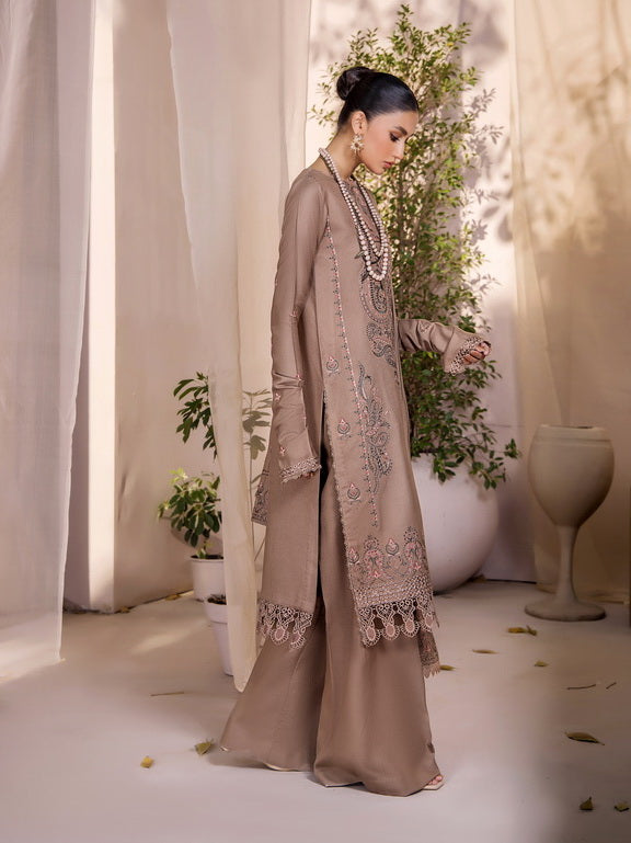 Jahan-e-Sukhan by Humdum Embroidered Peach Unstitched 3Pc Suit D-08