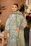 Safwa Greta Premium Embroidered Lawn Unstitched 3Pc Suit SGR-07