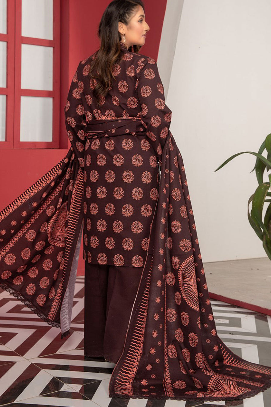 SGL-20 - SAFWA GLORIA KHADDAR 3 PIECE COLLECTION