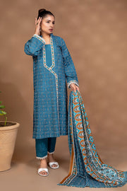 Ixora by Safwa Fine Printed Doria Lawn Unstitched 3Pc Suit ICS-21