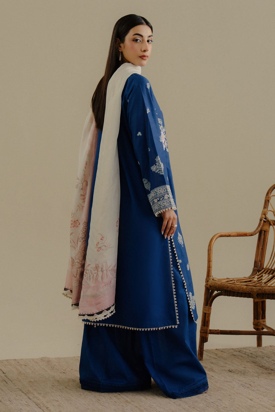 Coco by Zara Shahjahan Embroidered Lawn Unstitched 3Pc Suit 03A-LULEH