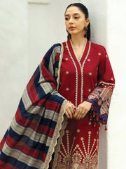 Zainab Chottani Embroidered Chikankari Lawn Unstitched 3Pc Suit D-03A Elma