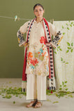 Coco by Zara Shahjahan Prints Unstitched Lawn 3Pc Suit D-03A Vera