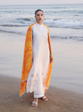 Zainab Chottani Embroidered Chikankari Lawn Unstitched 3Pc Suit D-03B Chunari