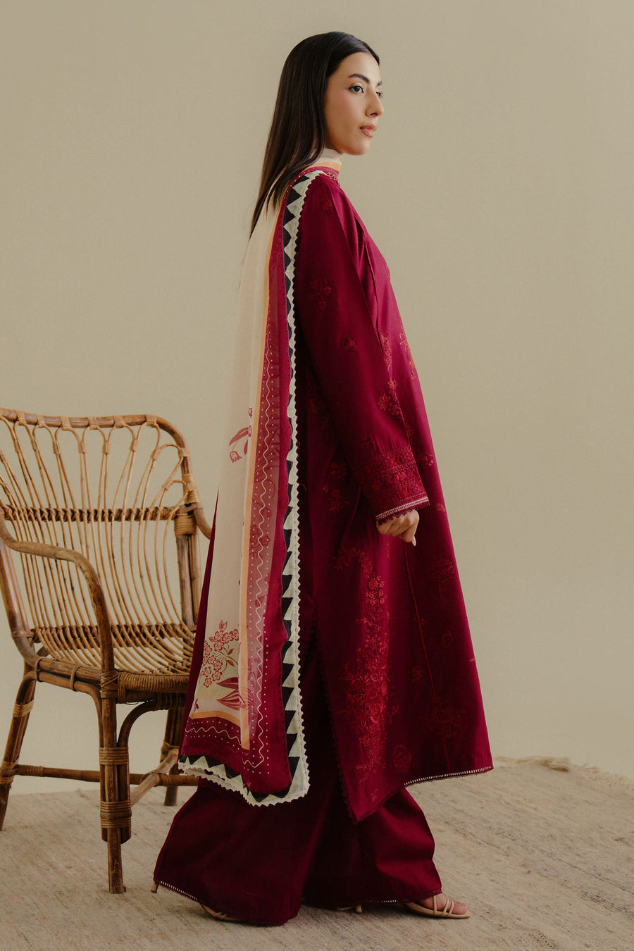 Coco by Zara Shahjahan Embroidered Lawn Unstitched 3Pc Suit 03B-LULEH