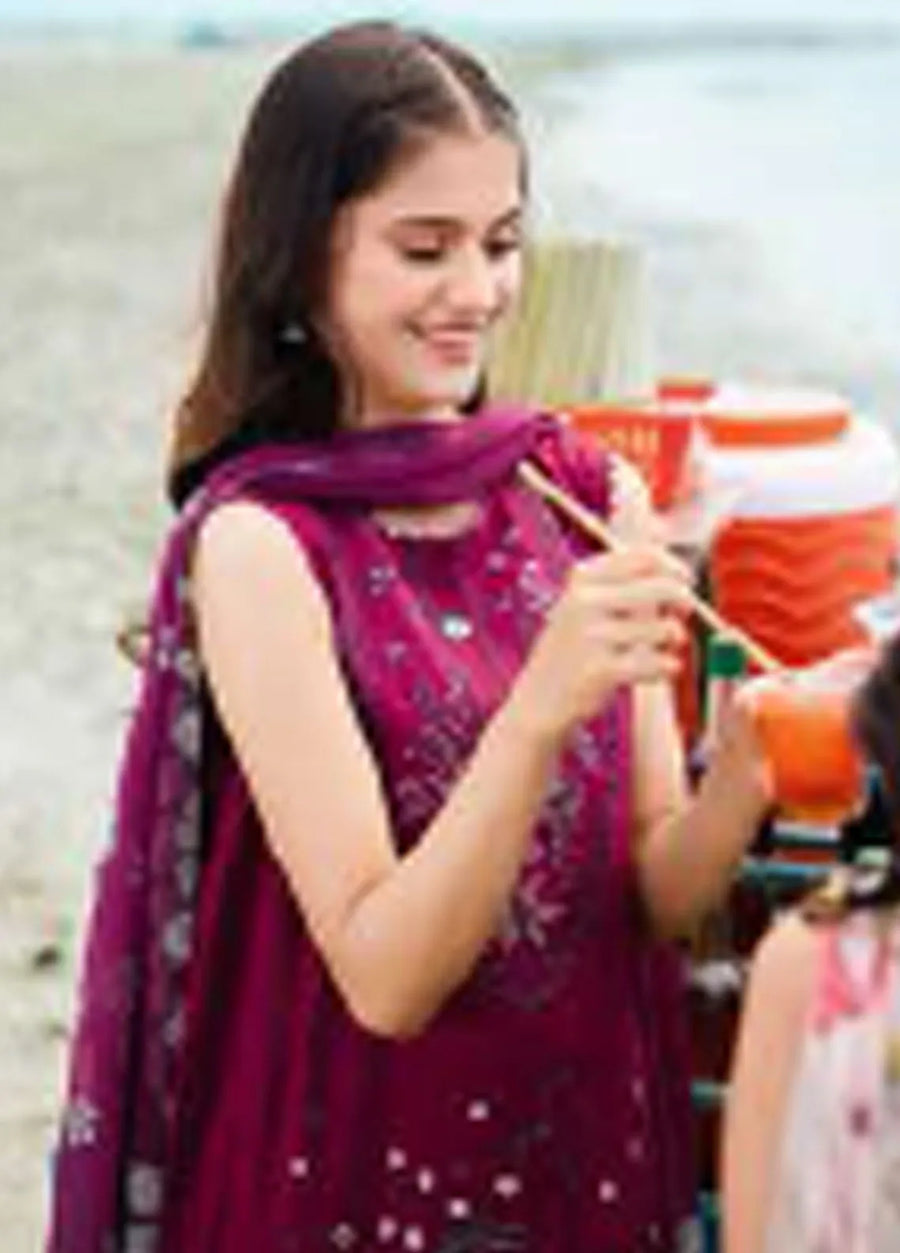 Maria.B M.Basics Embroidered Lawn Unstitched 3Pc Suit MB-03B