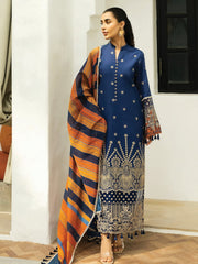 Zainab Chottani Embroidered Chikankari Lawn Unstitched 3Pc Suit D-03B Elma
