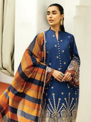 Zainab Chottani Embroidered Chikankari Lawn Unstitched 3Pc Suit D-03B Elma