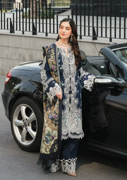 Elaf Premium Embroidered Linen Unstitched 3Ps Suit EPW-3B Dreamy Embrace