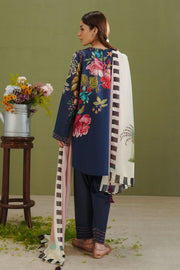 Coco by Zara Shahjahan Prints Unstitched Lawn 3Pc Suit D-03B Vera
