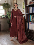 Noor by Saadia Asad Printskhaas Embroidered Linen Unstitched 3Pc Suit D-03B