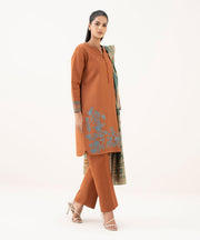 Sapphire Embroidered Light Khaddar Unstitched 3Pc Suit 3PEDY25V811B