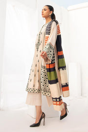 Ittehad Textiles Embroidered Khaddar Unstitched 3Pc Suit LF-EMKH-3P-2306